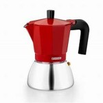 Cafetieră Italiană BRA INOX RED 9T Roșu 470 ml