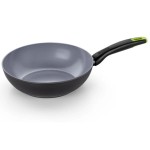 Tigaie Wok Monix M261232 Gri Aluminiu Ø 28 cm