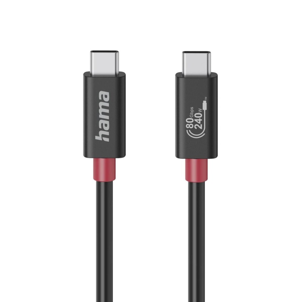 Cablu USB-C Hama 00200799 Negru