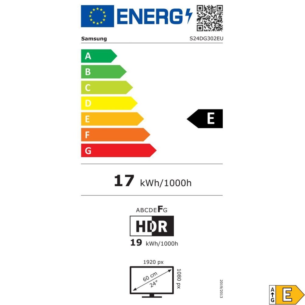 Monitor Samsung LS24DG302EUXEN 24" Full HD