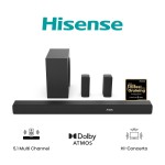 Bară de Sunet Hisense AX5100Q 580 W Negru