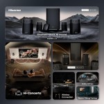 Bară de Sunet Hisense HT SATURN Negru