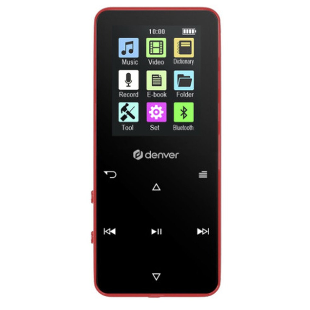 Reproducător MP4 Denver Electronics MP-1830R 1,8" 8 GB Bluetooth Roșu