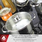 Vase de Gătit Magefesa DUX7PCS Argintiu 7 Piese