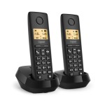 Telefon fără Fir Gigaset BASIC 100 DUO Negru