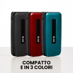 Telefon Mobil pentru Persoane Vârstnice SPC 2342A Albastru 128 GB 2.4"