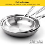 Tigaie Castey E-S24 Gri Oțel inoxidabil Ø 24 cm