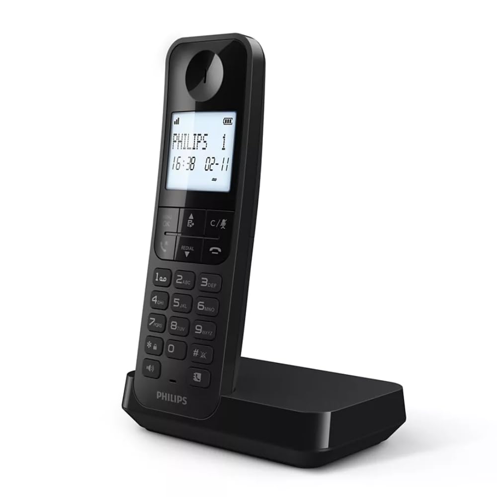 Telefon fără Fir Philips D2701B Negru