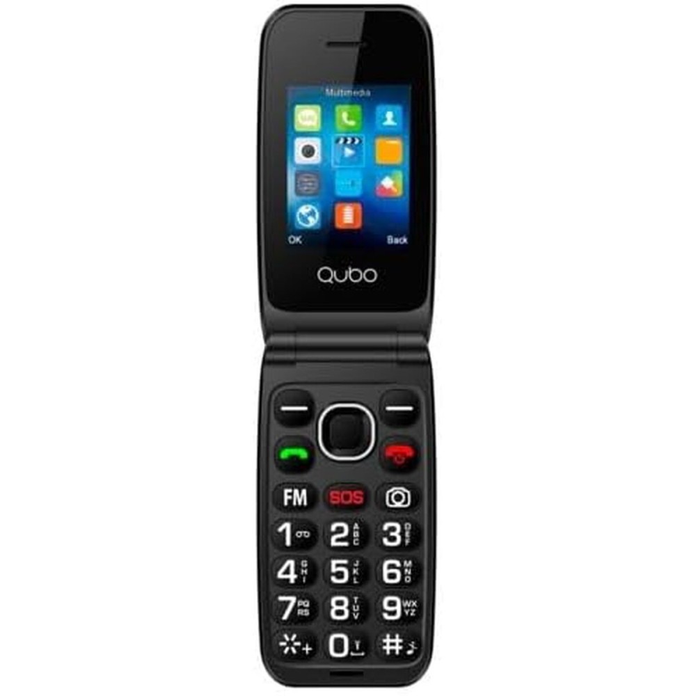 Telefon Mobil pentru Persoane Vârstnice Qubo P-210NW 4G Negru 128 GB 256 GB Single Core 75"