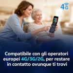 Telefon Mobil pentru Persoane Vârstnice Qubo NEONWBK 4G Negru 32 GB 256 GB 2.4"