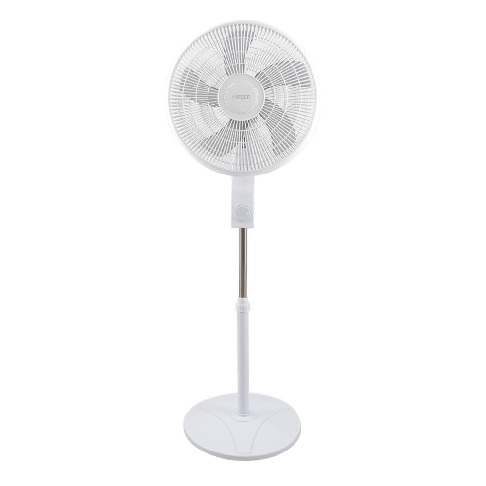 Ventilator cu Picior Haeger SF-16W.015A Alb 45 W