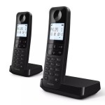 Telefon fără Fir Philips D2702 DUO Negru 2 Unități