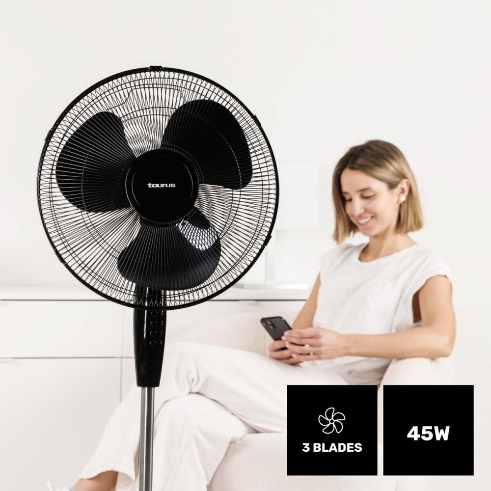 Ventilator cu Picior Taurus 944689000 Negru