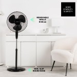Ventilator cu Picior Taurus 944689000 Negru