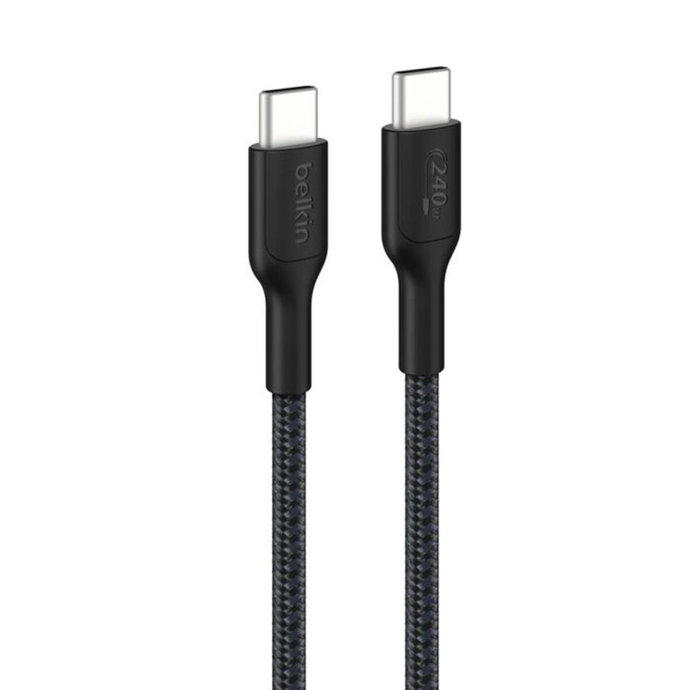 Cablu USB-C la USB-C Belkin CAB025HQ1MBK Negru 1 m Încărcare rapidă