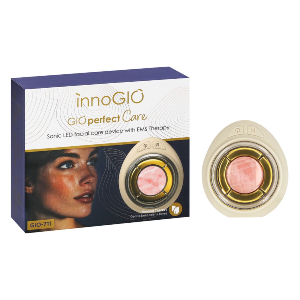 Aparat 4-în-1 de curățare facială cu ultrasunete Innogio 711 SONICO LED TERAPIA Auriu*