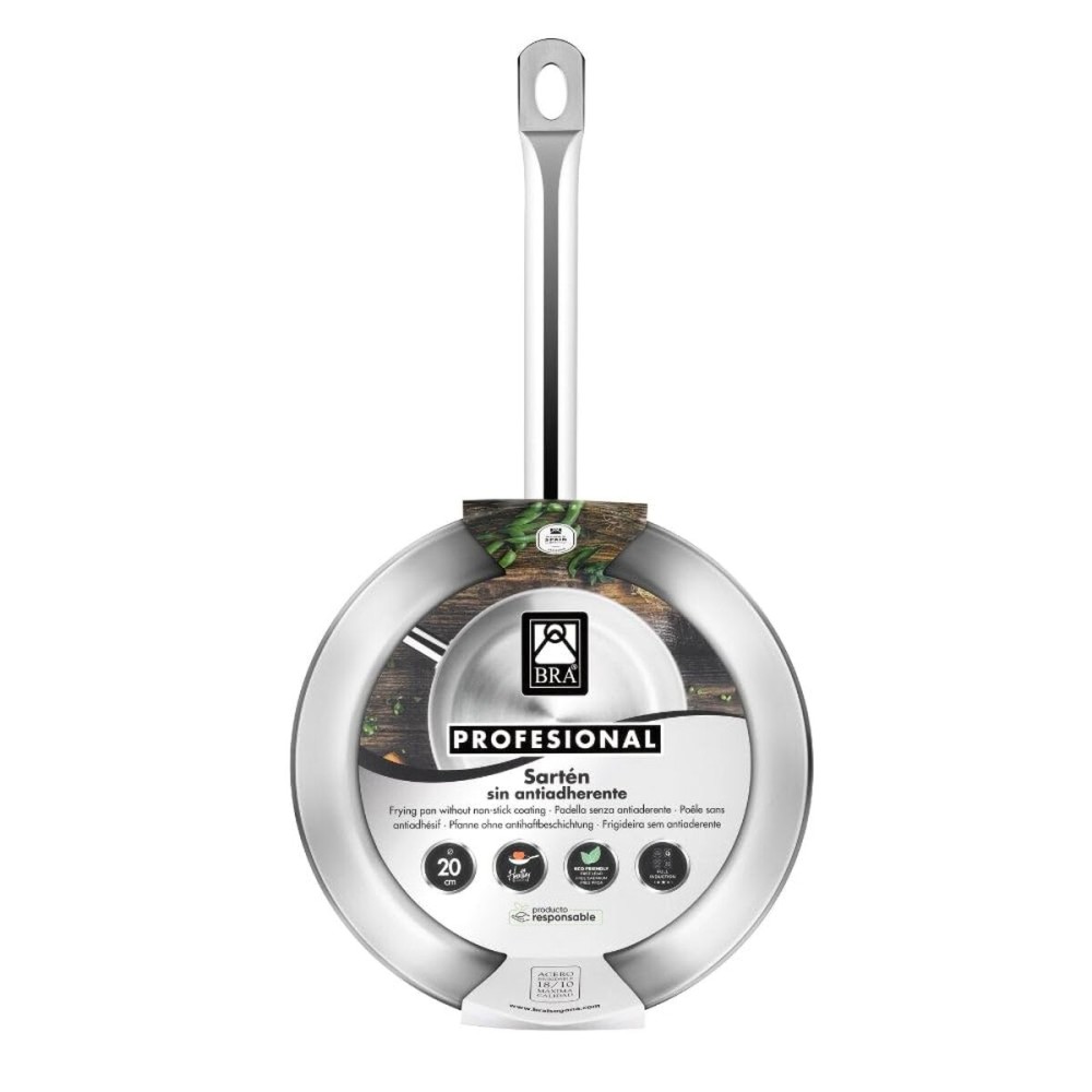 Tigaie BRA A121614 Argintiu Oțel inoxidabil Ø 28 cm