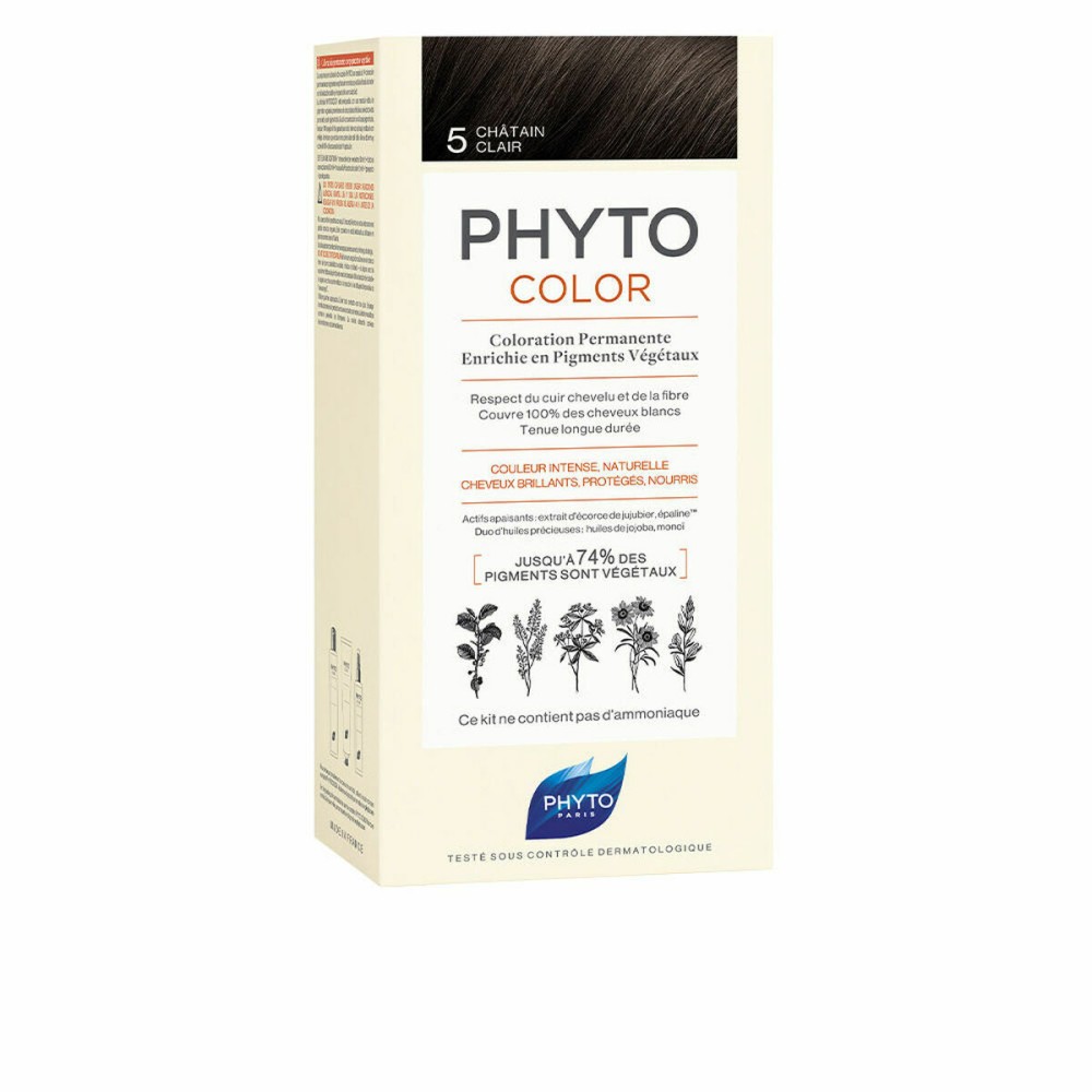 Colorare Permanentă Phyto Paris Phytocolor 5-castaño claro Nº 5-Castano Claro