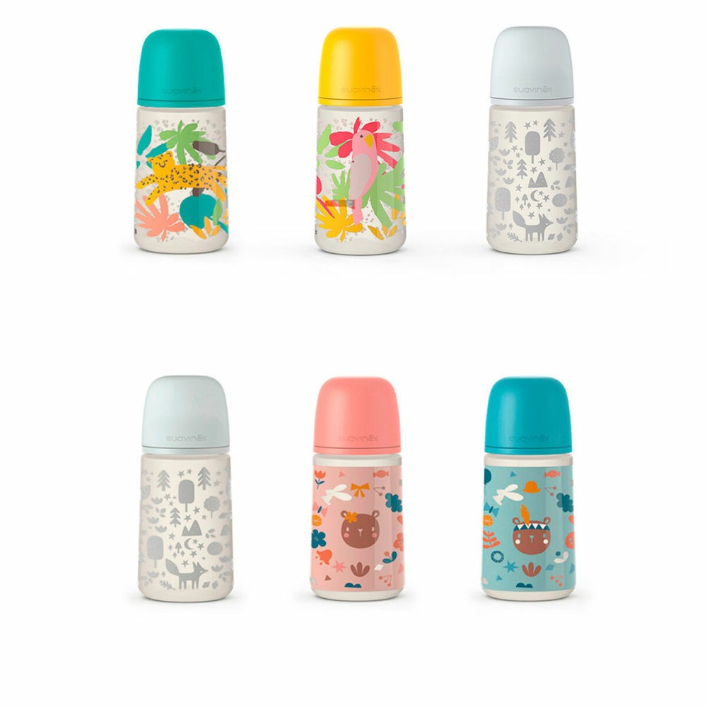 Biberon copil Suavinex Prints M 270 ml