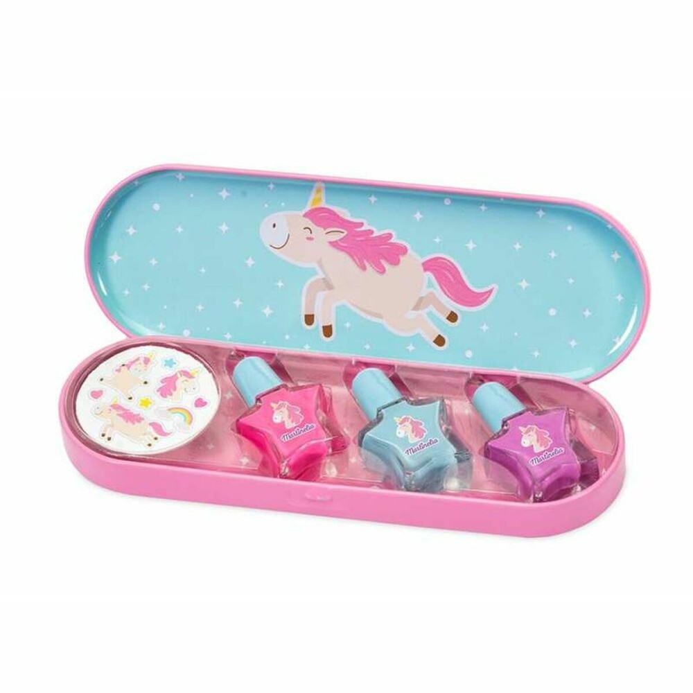 Set de Manichiură Martinelia Unicorn Nail Polsih Stickers 4 Piese