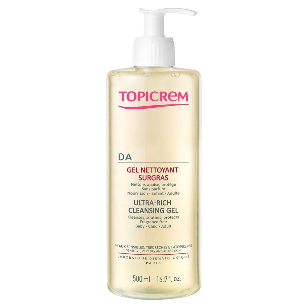 Gel de duș Topicrem Da Piele Uscată Produs de curățare 500 ml