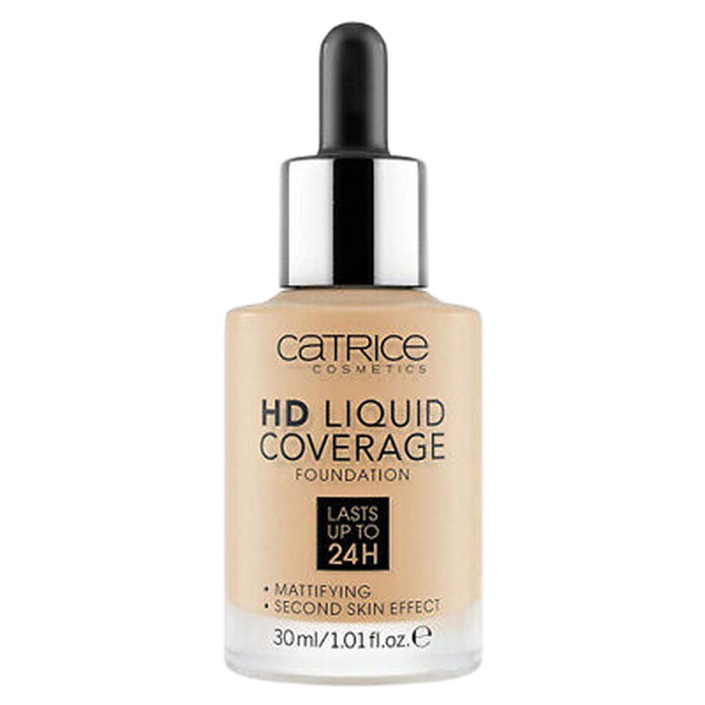 Fond de Ten Fluid Catrice HD Liquid Coverage Nº 032 Nude beige Nº 032-Nude Beige 30 ml