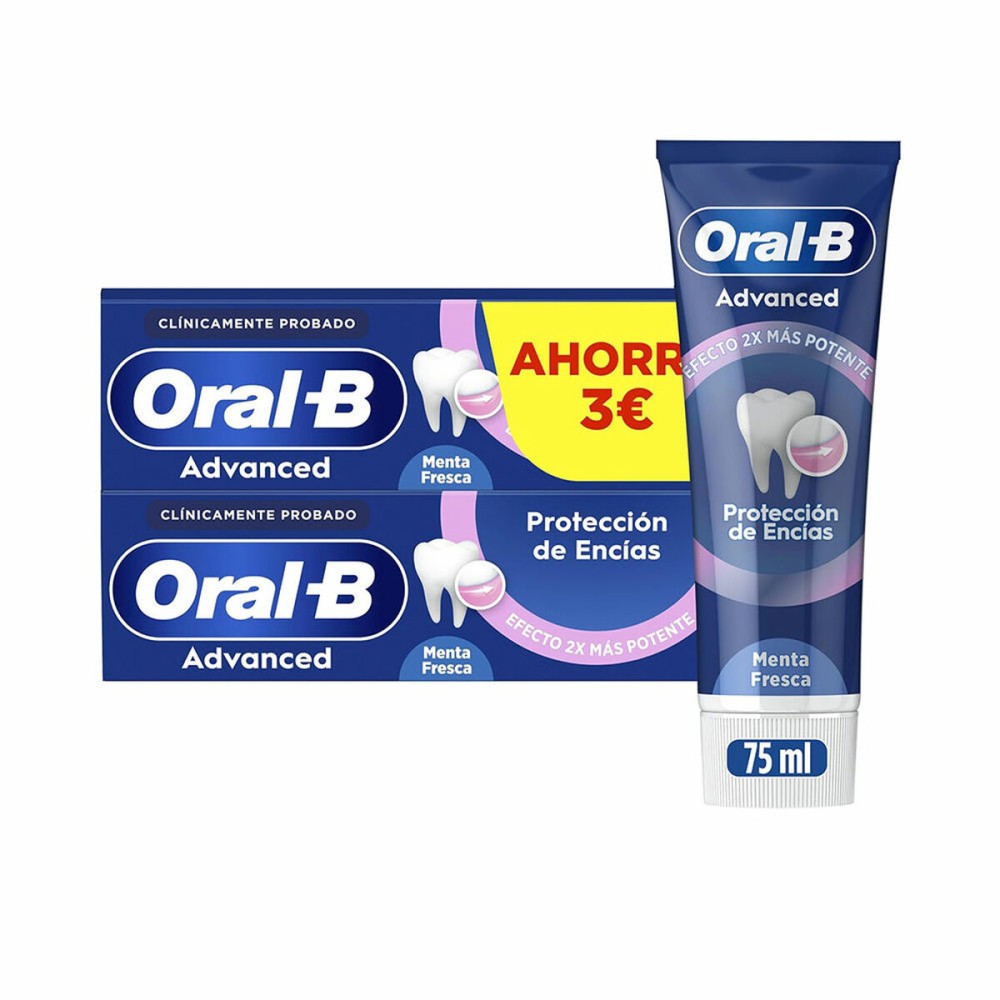 Pastă de Dinți pentru Îngrijirea Gingiilor Oral-B ADVANCED 75 ml 2 Unități