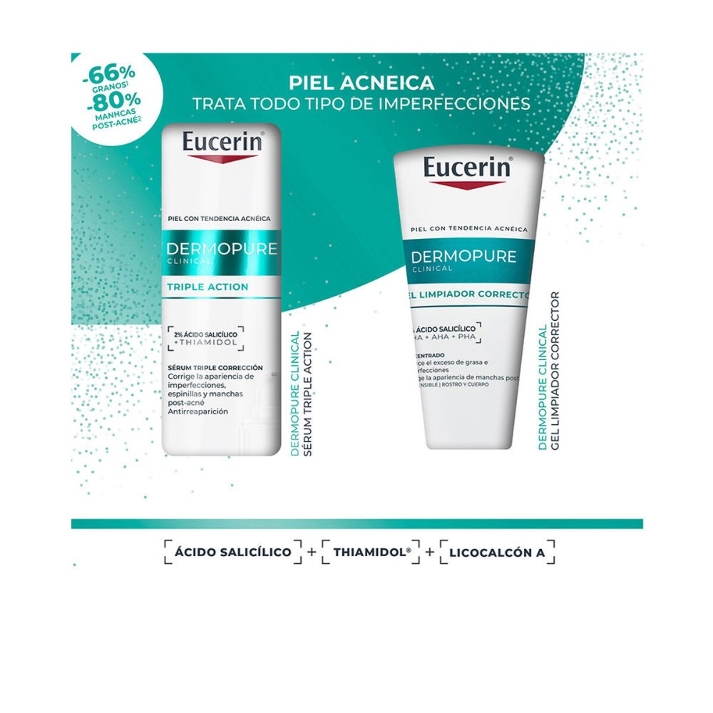 Cremă de Față Eucerin DERMOPURE 2 Piese