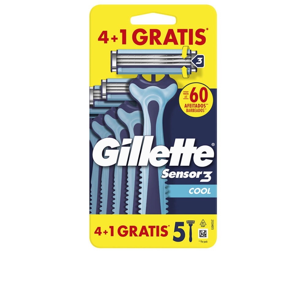 Lame de ras Gillette SENSOR3 COOL (4 Unități)