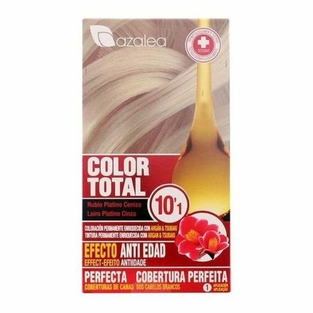 Vopsea Permanentă Anti-aging Azalea Color Total Lengva platininė blondinė Platininė blondinė Nº 10,1-Rubio Platino Ceniza (1 Uni