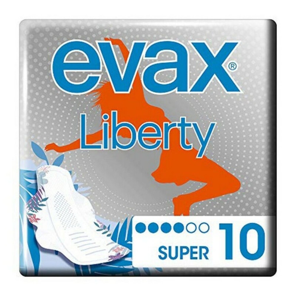 Absorbante Super cu Aripioare Evax Liberty 10 Unități