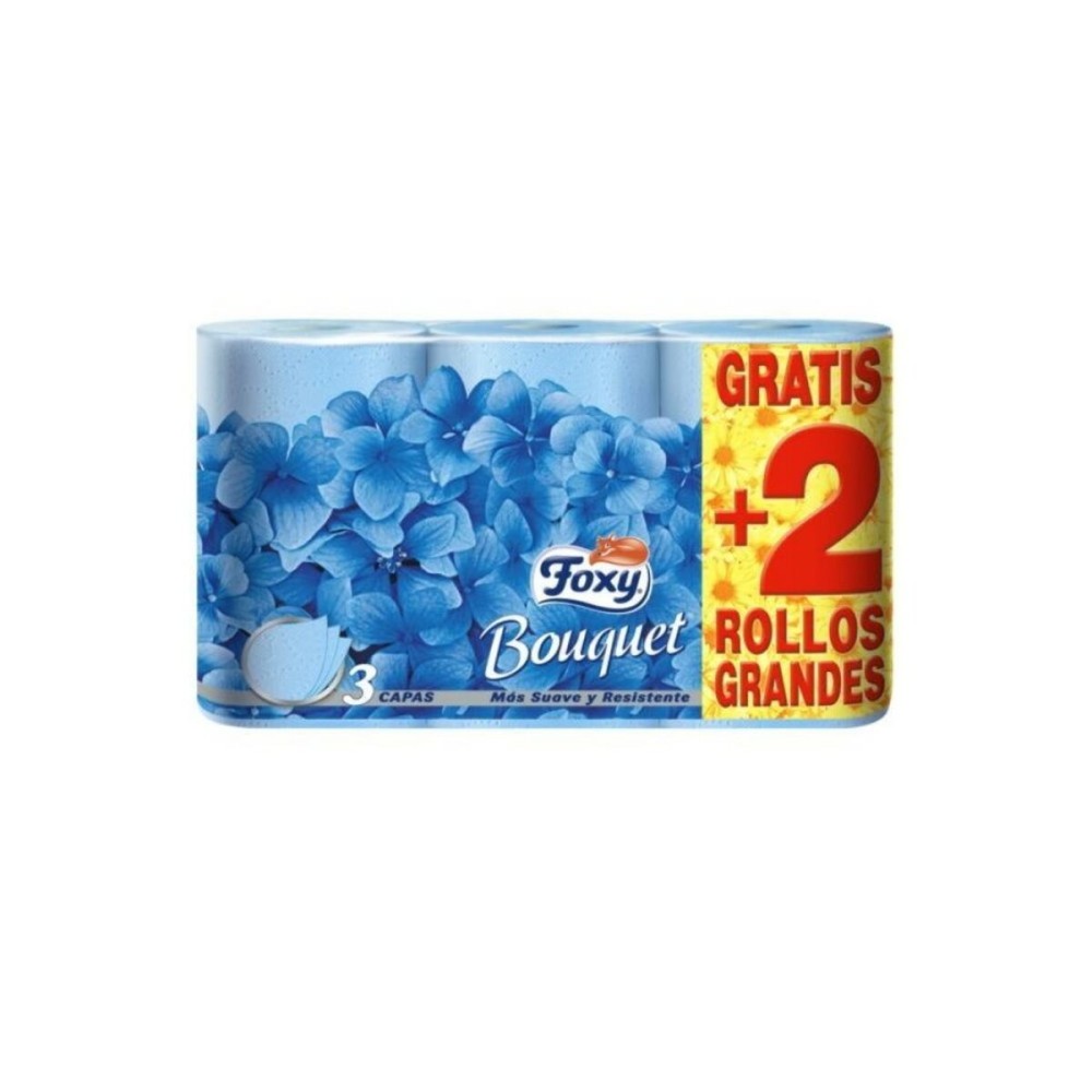 Hârtie Igienică Foxy Bouquet 3 straturi 6 Piese