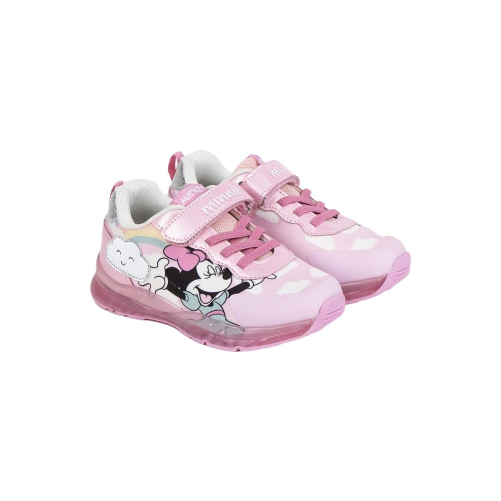 Adidași cu LED Minnie Mouse Roz