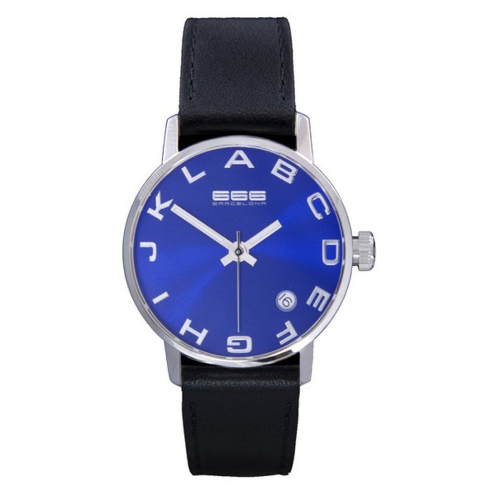 Ceas Unisex 666 Barcelona 666-274 Negru (Ø 35 mm)
