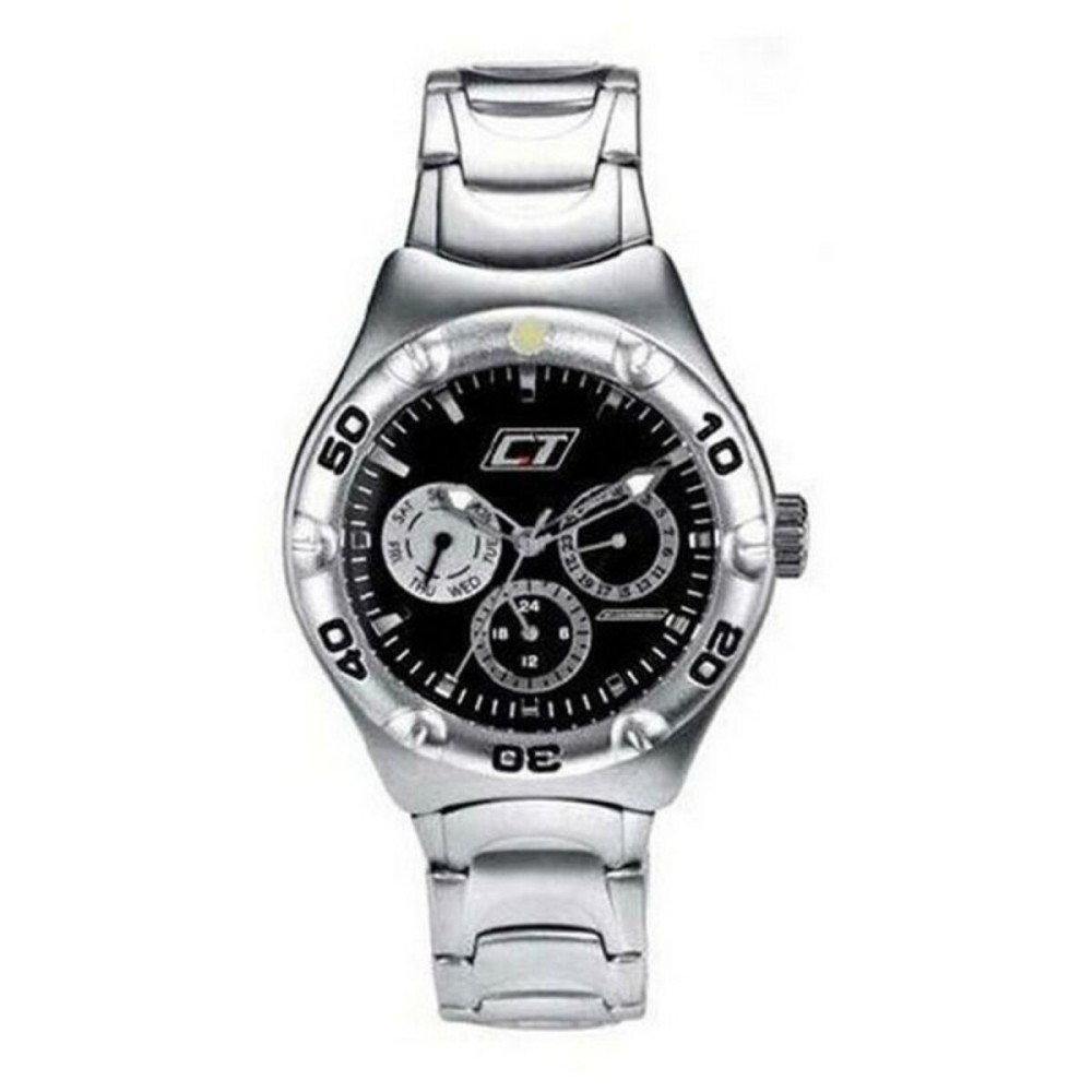 Ceas Unisex Chronotech CC7051M-02M Negru Gri