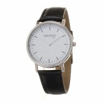 Ceas Unisex Madison L490B-PN Alb Negru (Ø 40 mm)