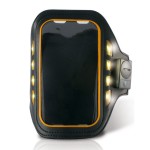 Brățară Sportivă cu LED KSIX 4" Negru Neopren
