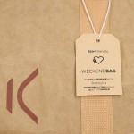 Geantă Pentru Sport KSIX WeekendBag Maro hârtie kraft Eco-friendly