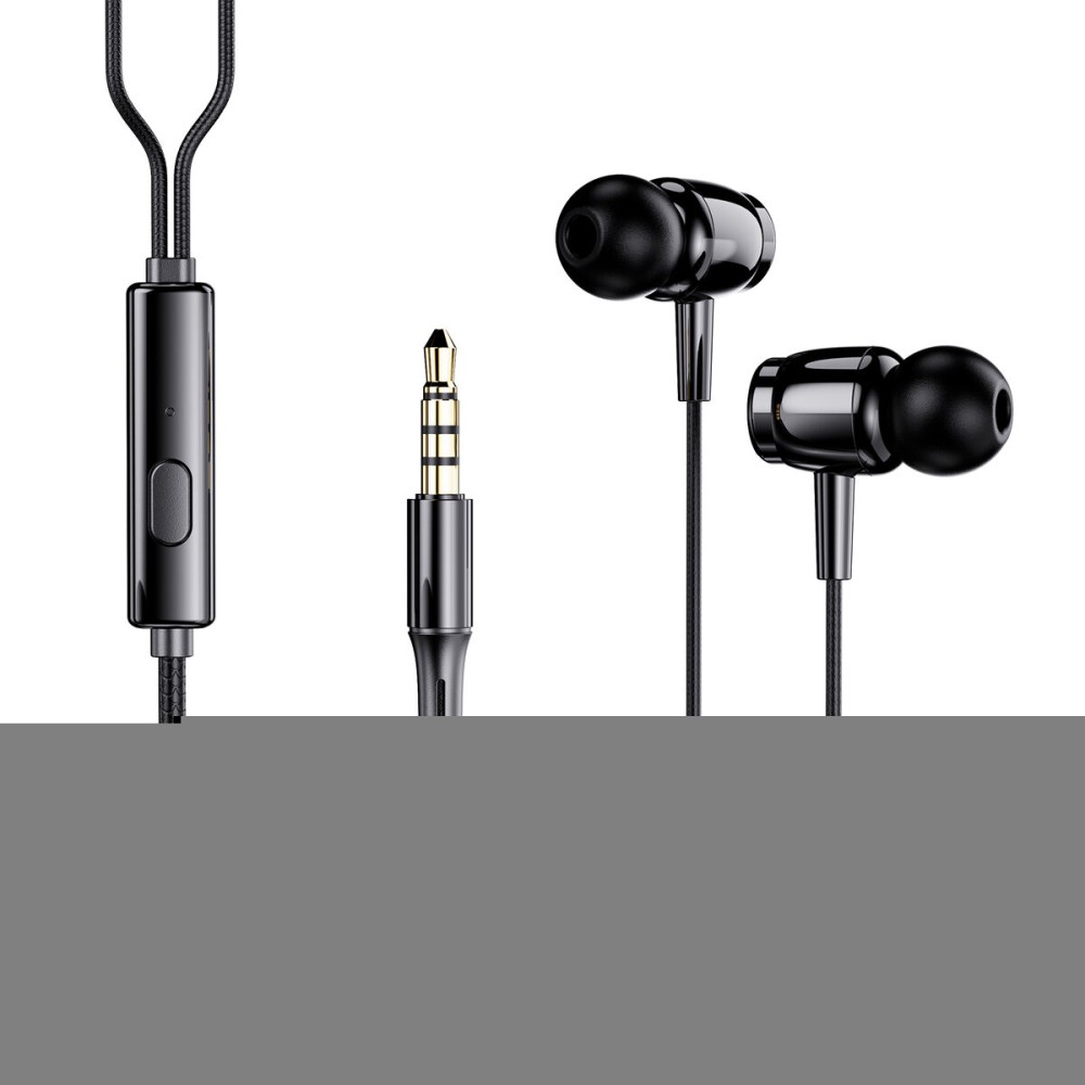 Căști cu Microfon Contact Negru