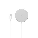 Încărcător Fără Fir KSIX MagniBoost Alb