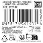 Tavă Privilege 42853 Oțel inoxidabil Ovală (18 Unități) (35 x 22,2 cm)