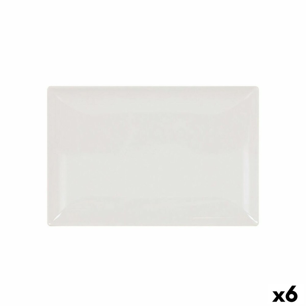 Platou pentru Servire La Mediterránea Elite Dreptunghiular 30 x 20 x 2,5 cm (6 Unități)