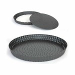 Formă de tort Quttin 28 x 3 cm Găurit Demontabil (12 Unități)