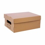 Cutie de depozitare cu capac Confortime Carton 30 x 22,5 x 12,5 cm (12 Unități)