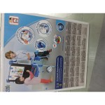 Tablă 2 în 1 Chicos   (63 x 60 x 120 cm) 63 x 60 x 120 cm (64 pcs)