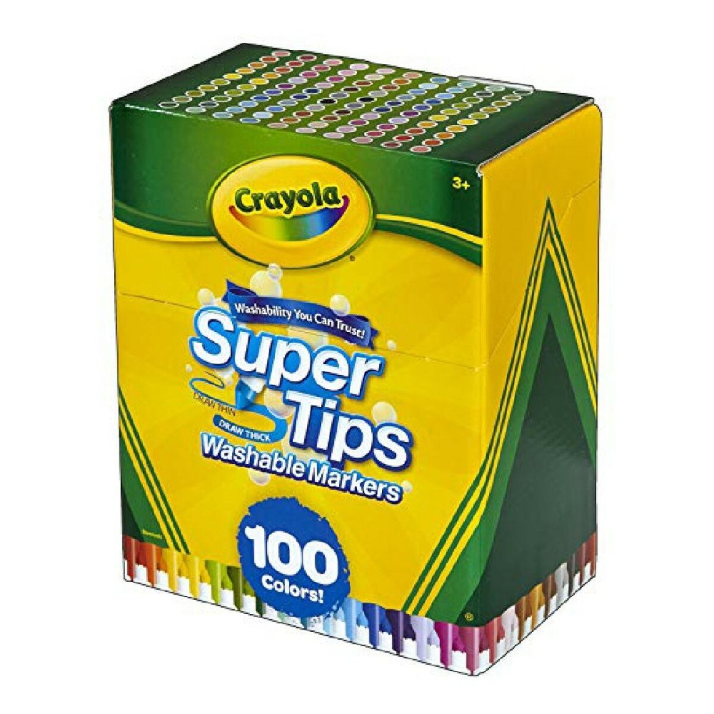 Set de Carioci Super Tips Crayola 58-5100 (100 uds)