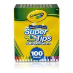 Set de Carioci Super Tips Crayola 58-5100 (100 uds)
