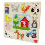 Puzzle pentru Copii din Lemn Goula 53025 (12 pcs)