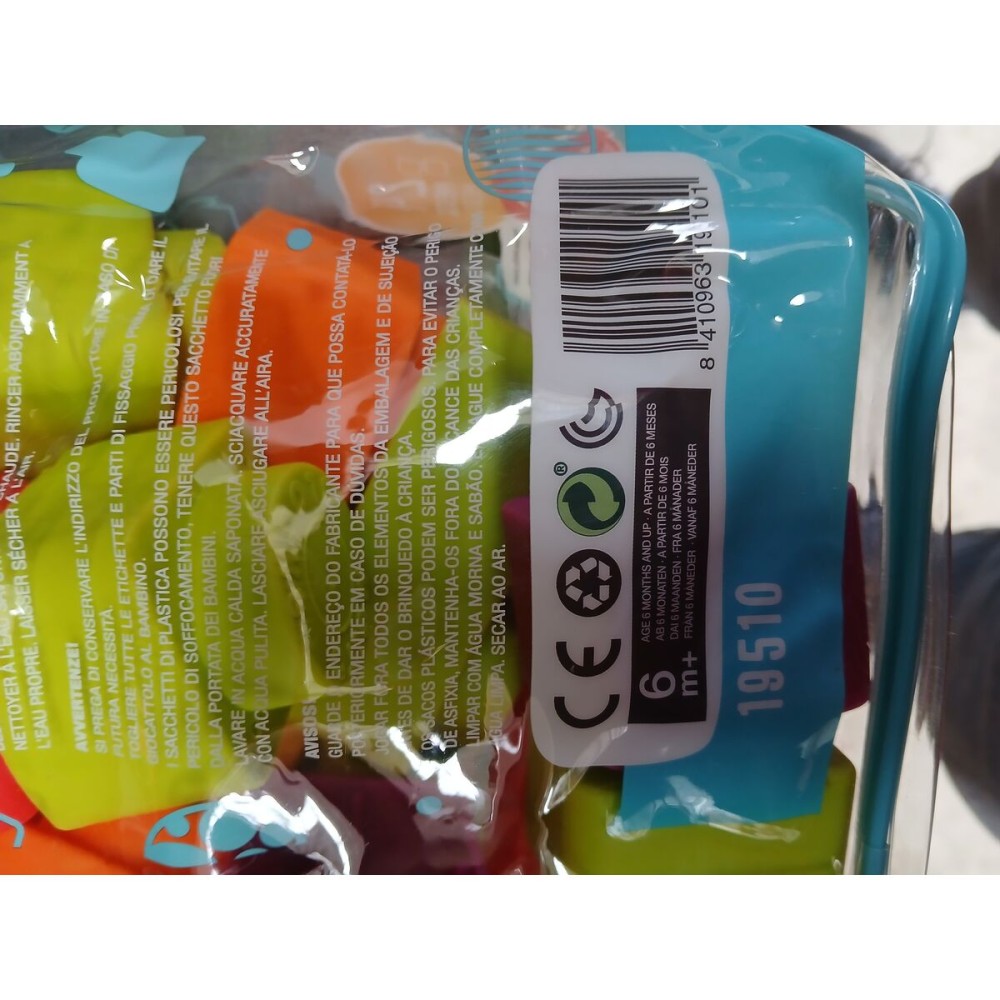 Joc de Construcții cu Plăci Play&Sense Blocks Moltó 24 Piese