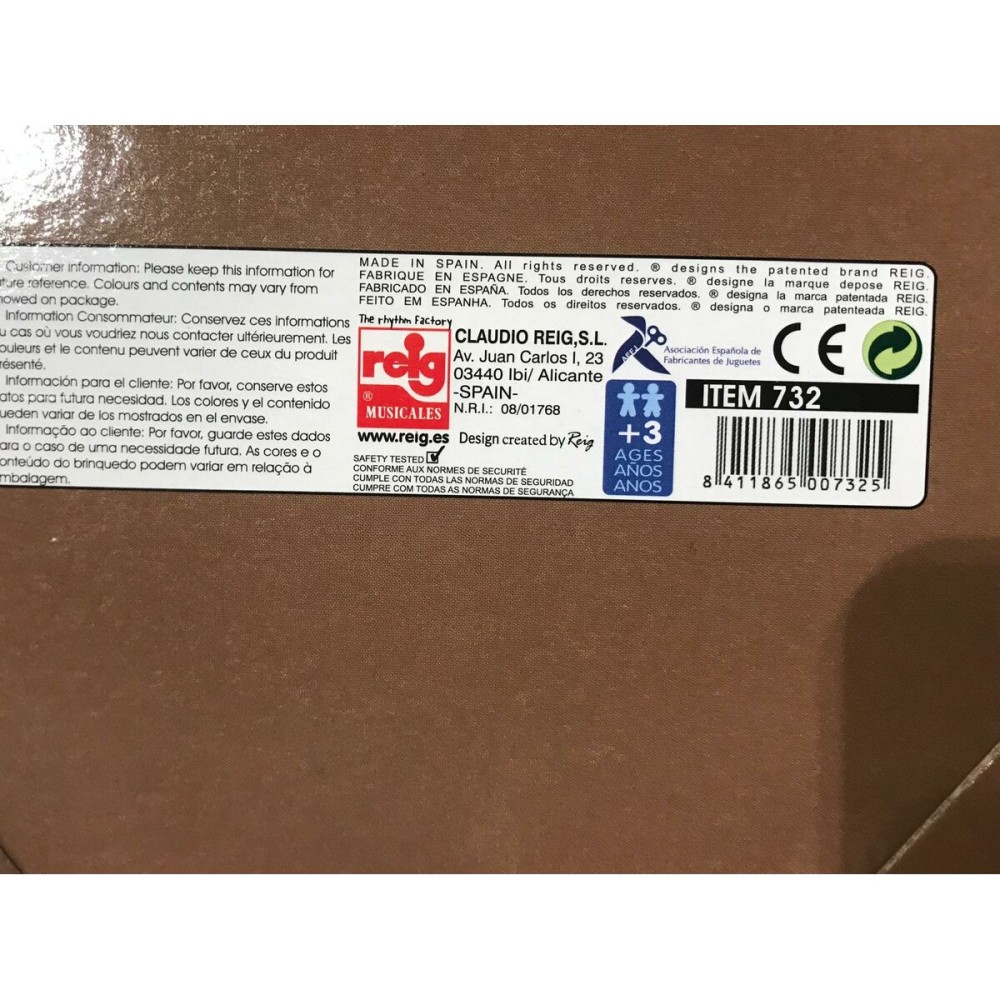 Cilindru Reig Metalizat Plastic 21 x 26 cm (21 x 26 cm)